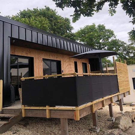 Maison chaleureuse et cosy en bois de 2021 Près de Quimper Ergué-Gabéric Extérieur photo