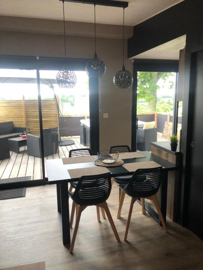 Maison chaleureuse et cosy en bois de 2021 Près de Quimper Ergué-Gabéric Extérieur photo